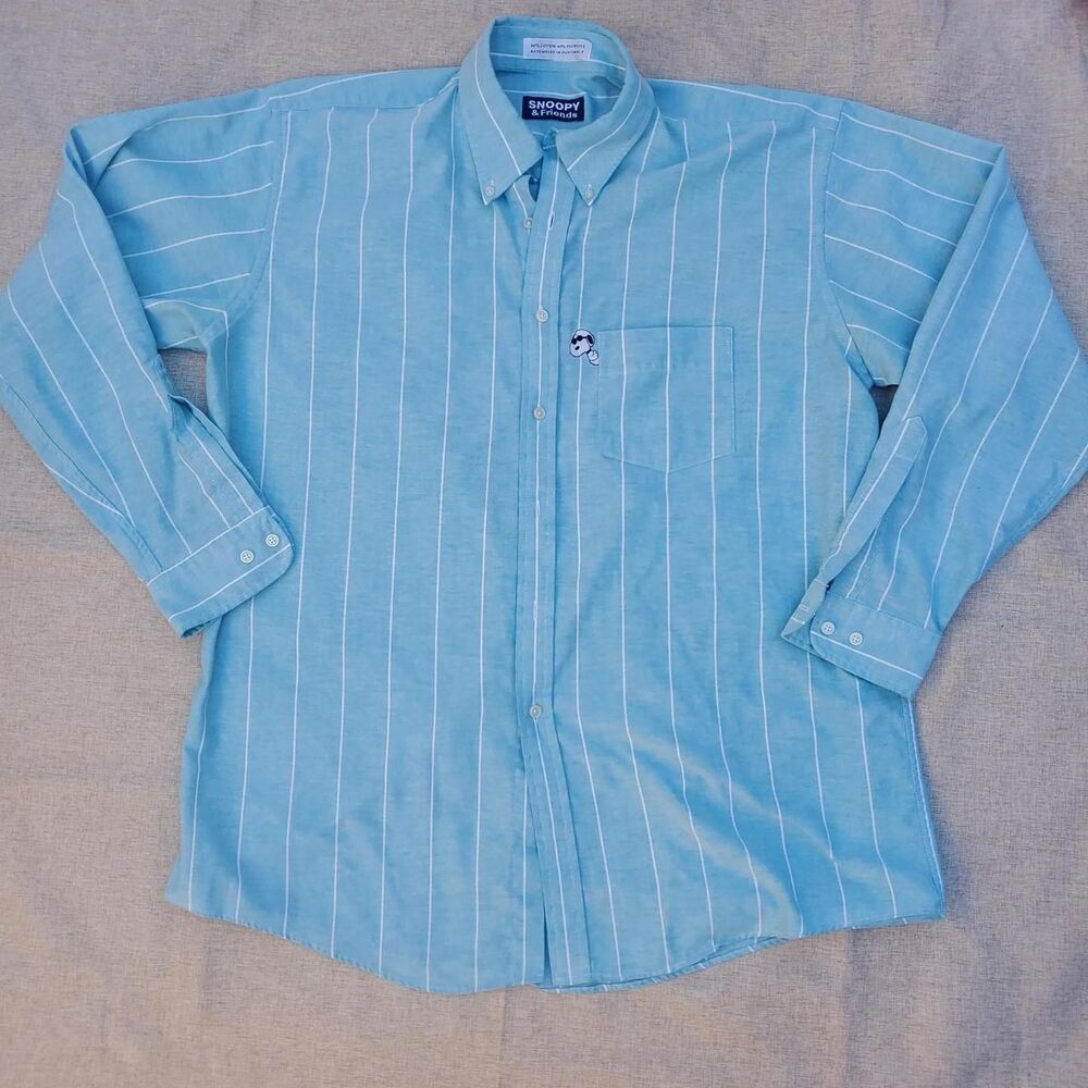 Peanuts Men's Blue Shirt